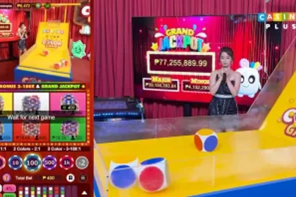 Philippine traditional live color game 3-dice tumbler carnival stream