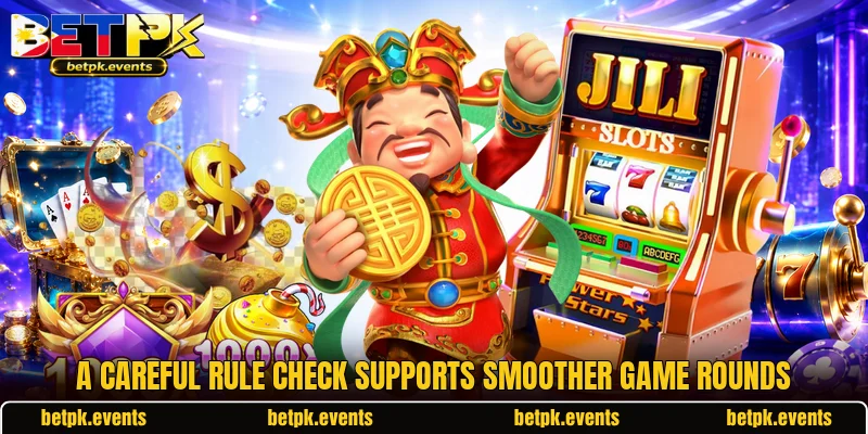 A careful rule check supports smoother game rounds