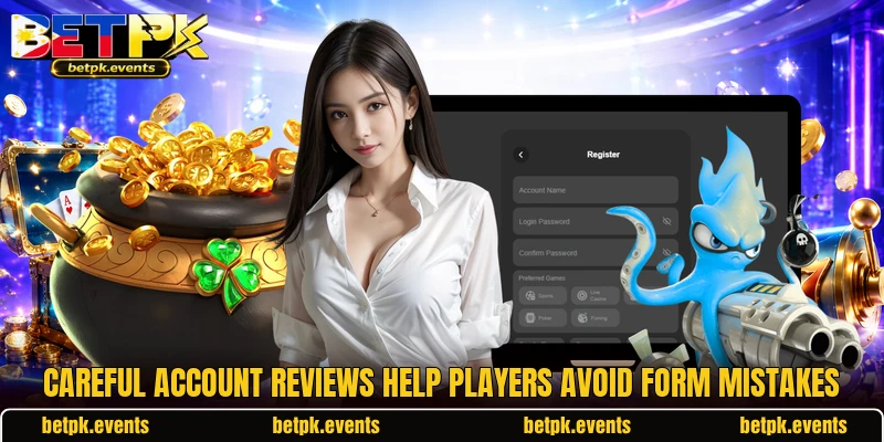 Careful account reviews help players avoid form mistakes