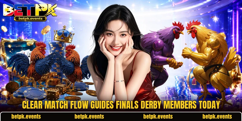 Clear match flow guides Finals Derby members today