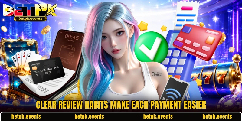Clear review habits make each payment easier