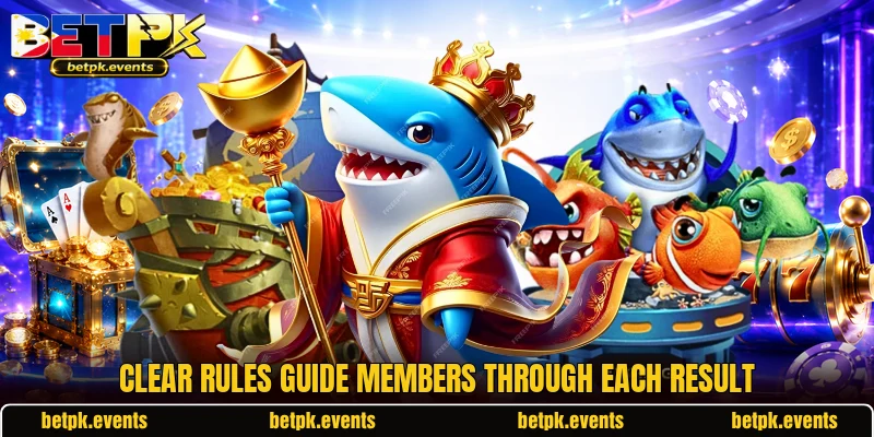Clear rules guide members through each result Clear rules guide members through each result
