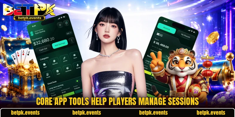 Core app tools help players manage sessions