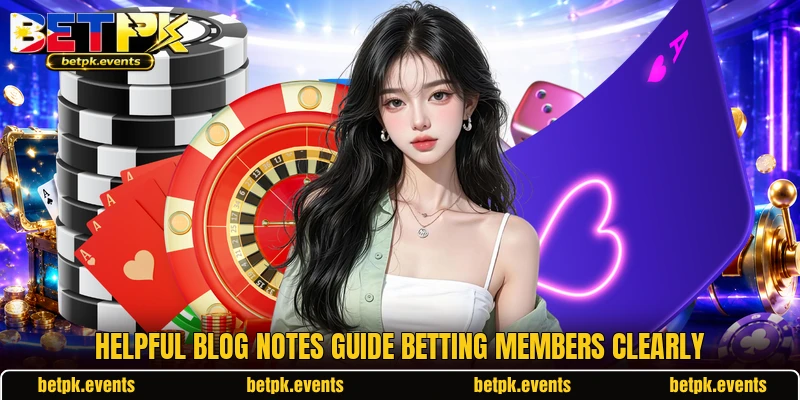 Helpful blog notes guide betting members clearly