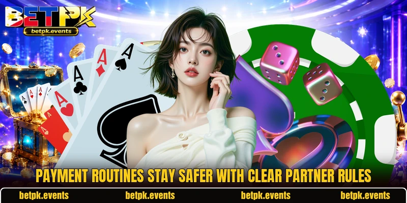 Payment routines stay safer with clear partner rules