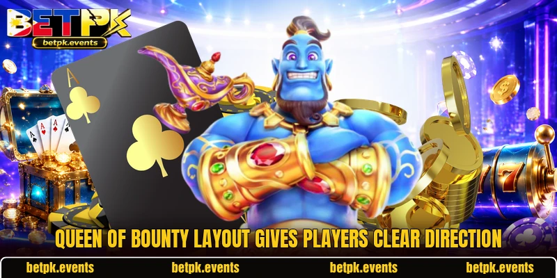Queen of Bounty layout gives players clear direction