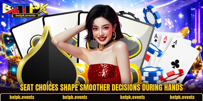 Seat choices shape smoother decisions during hands Seat choices shape smoother decisions during hands