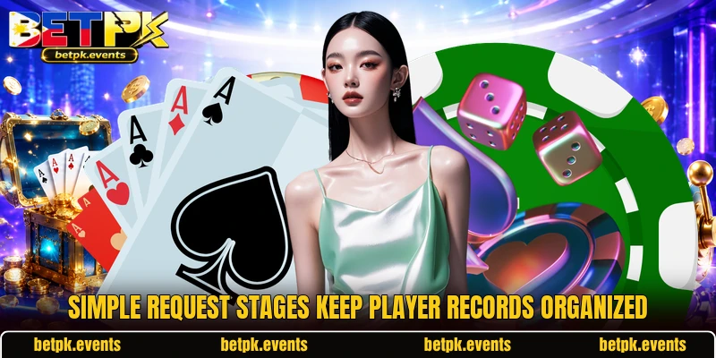 Simple request stages keep player records organized
