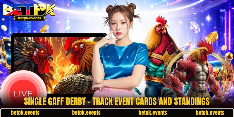 Single Gaff Derby - Track Event Cards And Standings