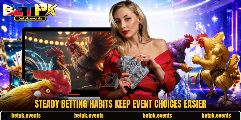 Steady betting habits keep event choices easier Steady betting habits keep event choices easier