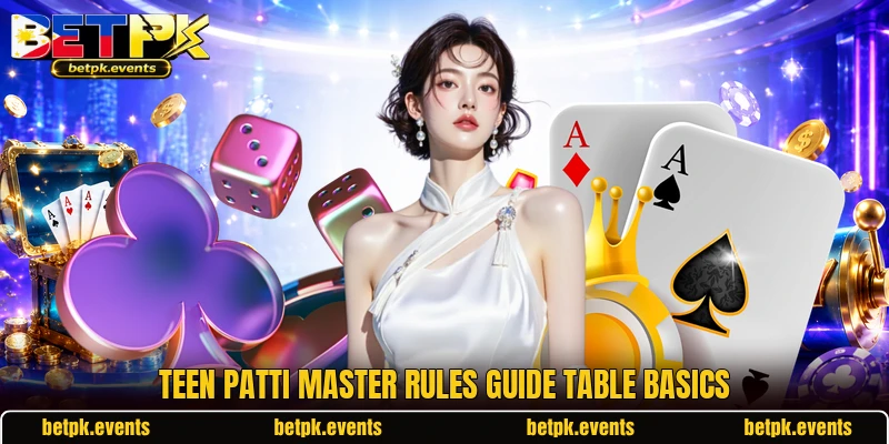 Teen patti master rules guide table basics